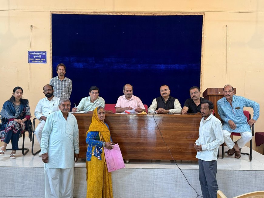 जनपद पंचायत में संपन्न हुआ दिव्यांग परीक्षण शिविर