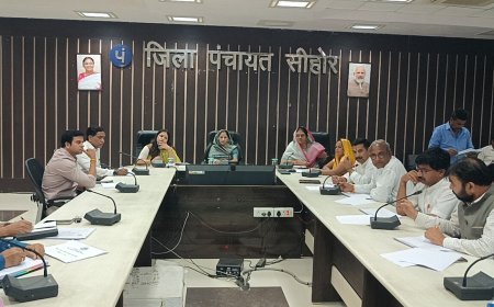 जिला पंचायत की सामान्य सभा की बैठक आयोजित