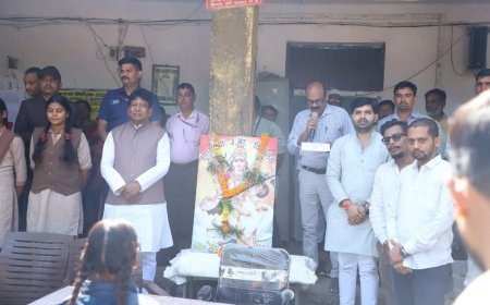 वंदेमातरम के 150वे स्मरणोत्सव में शामिल हुए विधायक,हुआ सामूहिक वंदेमातरम गान 