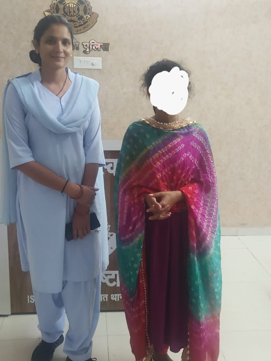 मुस्कान अभियान के अंतर्गत आष्टा थाना पुलिस द्वारा दो नाबालिक बालिकाओं को किया दस्तयाब, परिजनों को सौंपा गया