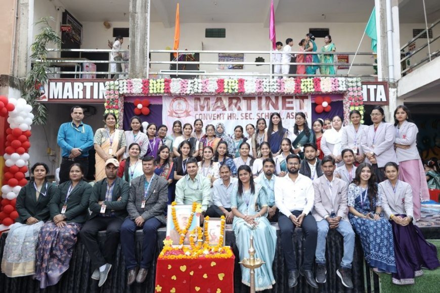 मार्टिनेट कान्वेन्ट हॉयर सैकेण्ड्री स्कूल मे हुआ  क्रिएटिव किड्स कार्निवल बाल मेले का भव्य आयोजन