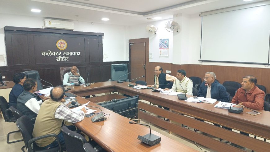 कलेक्टर की अध्यक्षता में जिला सहकारी विकास समिति की बैठक आयोजित