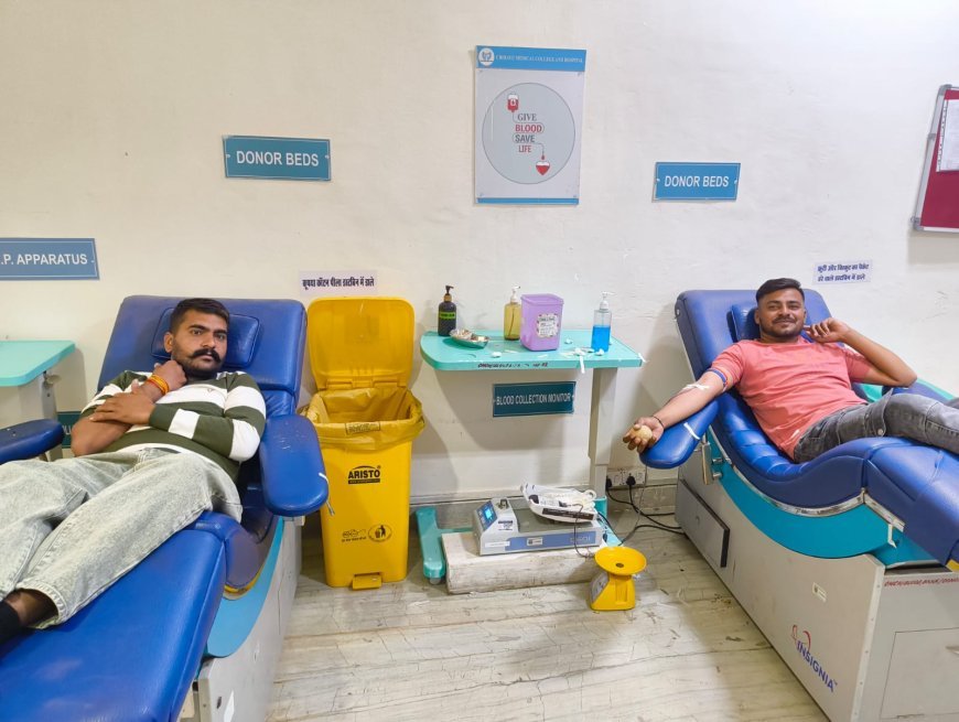 रक्तदान कर मनाया एनसीसी दिवस