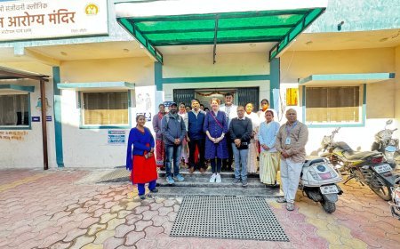 जपाइगो की टीम द्वारा किया गया जिले की स्वास्थ्य संस्थाओं का निरीक्षण