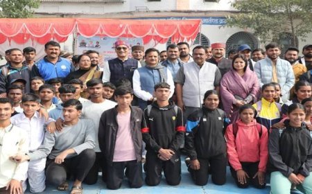 उप मुख्यमंत्री ने सांसद कप खेल प्रतियोगिता का किया शुभारंभ