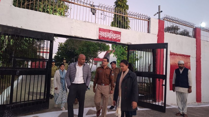 कलेक्टर-एसपी ने किया सीहोर जिला जेल का निरीक्षण