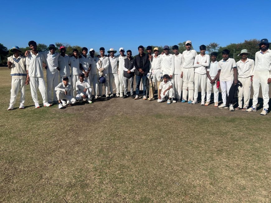 बीएसआई मैदान पर खेली गई विदिशा और सीहोर के मध्य सीरिज