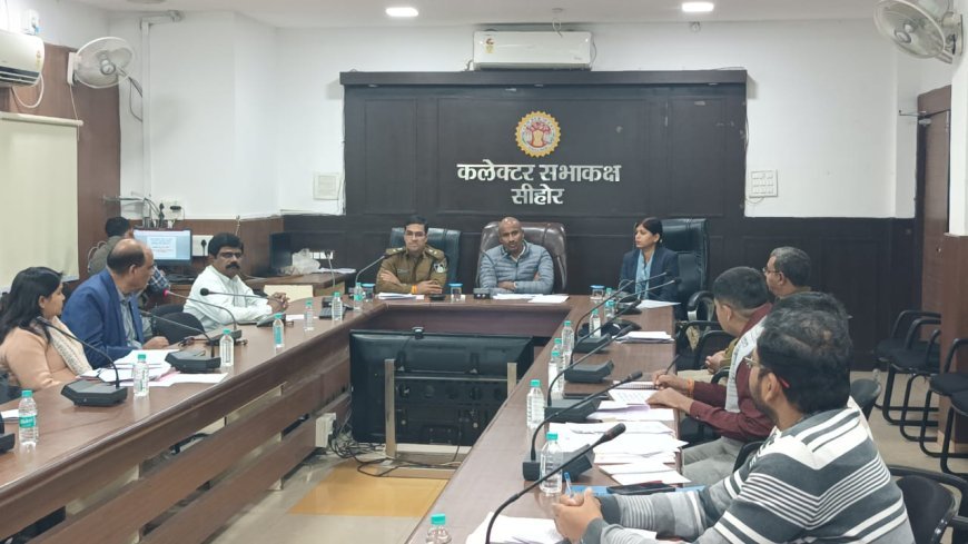 कलेक्टर की अध्यक्षता में सड़क सुरक्षा समिति की बैठक आयोजित