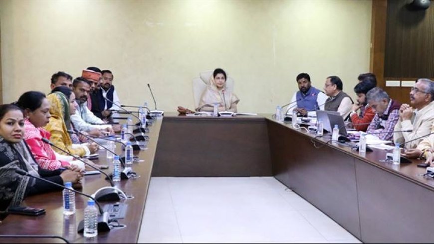 141 किमी सीवेज नेटवर्क का होगा विस्तार: राज्यमंत्री श्रीमती गौर