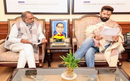 उद्यानिकी मंत्री श्री कुशवाह ने नई दिल्ली में केन्द्रीय मंत्री श्री पासवान से की मुलाकात