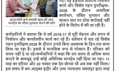 आउटसोर्स फर्म प्रणाली खत्म की जाए, मानदेय का सीधा भुगतान करने की मांग