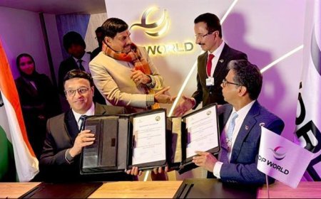 मुख्यमंत्री डॉ. यादव की उपस्थिति में म.प्र. और डीपी वर्ल्ड के बीच हुआ एमओयू