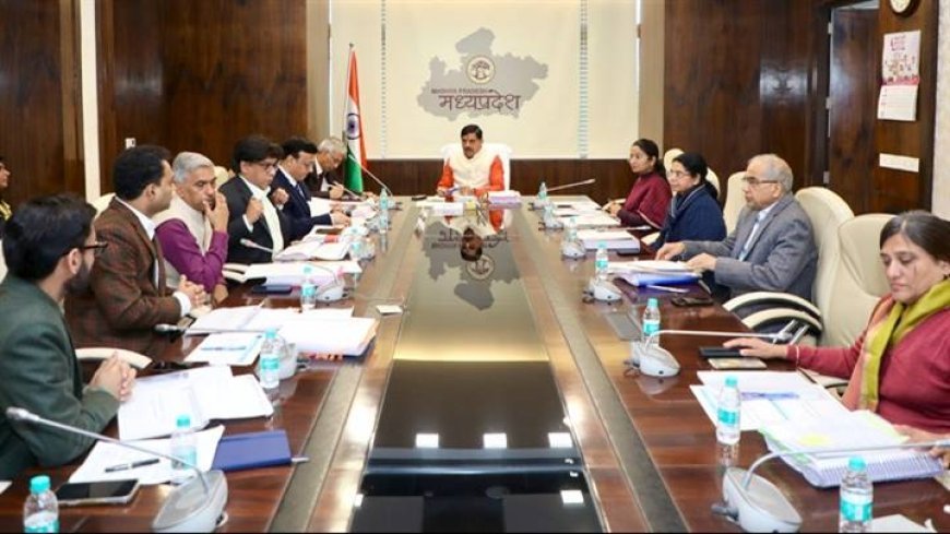 नगरीय विकास परियोजनाओं को विकसित भारत @2047 के लक्ष्य के अनुरूप किया जाए क्रियान्वित: मुख्यमंत्री डॉ. यादव