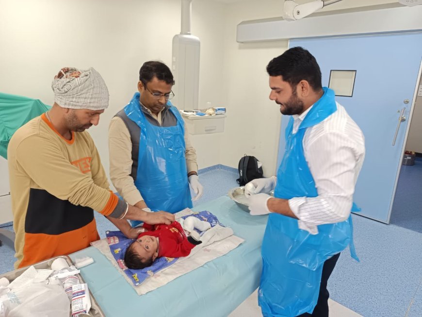 आरबीएसके कार्यक्रम के तहत क्लबफुट उपचार का प्रशिक्षण आयोजित