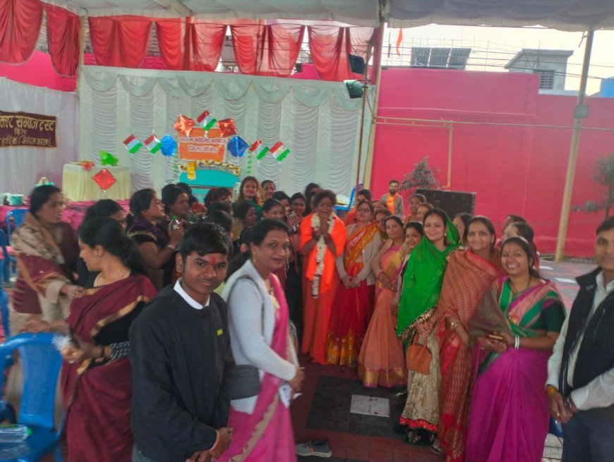 मकर संक्रांति पर सीहोर में किन्नर अखाड़े की महामंडलेश्वर साध्वी संजना सखी महाराज का भव्य स्वागत