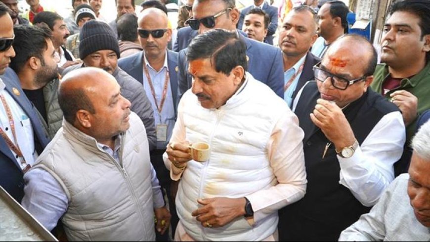 मुख्यमंत्री डॉ. यादव ने सुबह की चाय की चुस्की उज्जैनवासियों के साथ ली