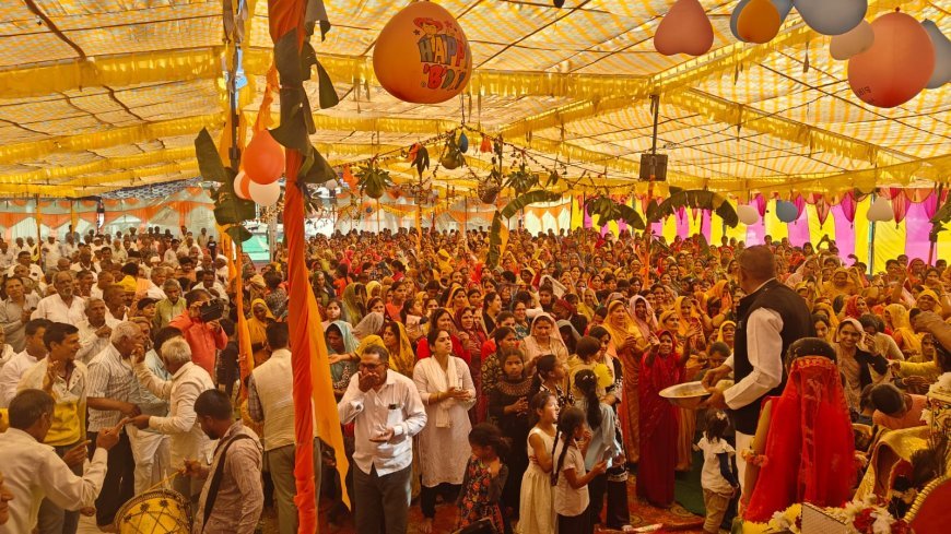 पंचम दिवस कि कथा में श्रद्धालुओं को किया भाव विभोर